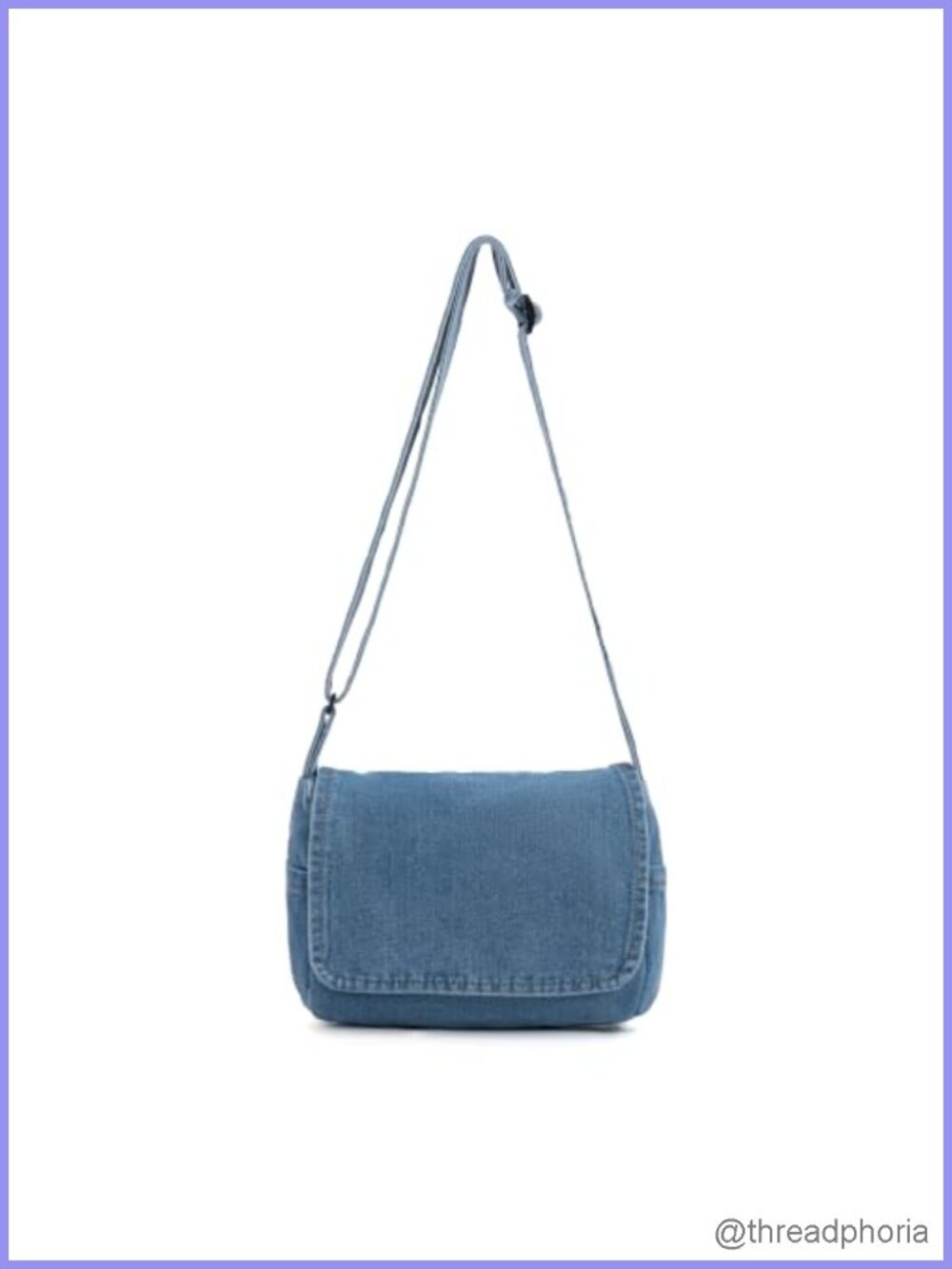 Small Canvas Crossbody Bag Mini Messenger Purse for Women